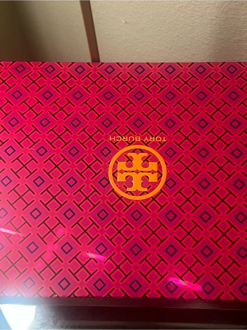 Tory Burch Leopard Print Platform Sandal with Gold Logo
